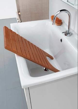 Тумба c хозяйственной раковиной Kerasan Aquadom 9164k3*0 75х50 белый матовый
