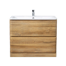 Тумба с раковиной BelBagno Albano ALBANO-1000-2C-PIA-RR 100 напольная, rovere rustico