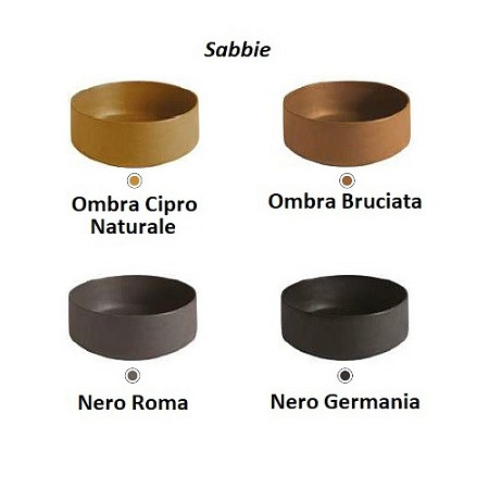 Раковина ArtCeram Cognac COL003 20;00 55 nero roma