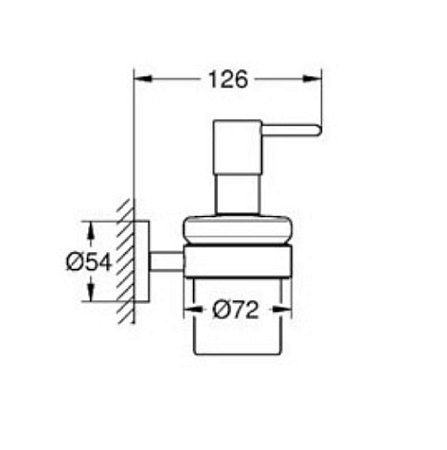 Дозатор Grohe Essentials 40448001