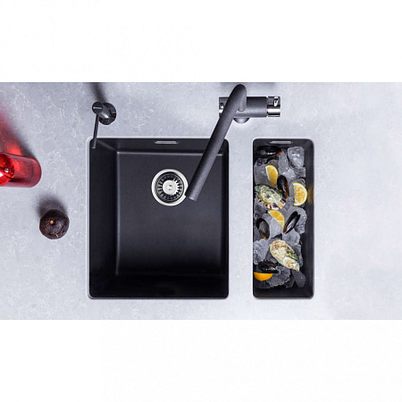 Кухонная мойка Omoikiri Kata 40-U-BL 40х42 чёрный