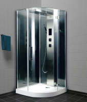 Душевая кабина Timo Premium Armo H-506 90x90x215 прозрачное стекло/хром