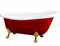 Акриловая ванна BelBagno BB04-ROS