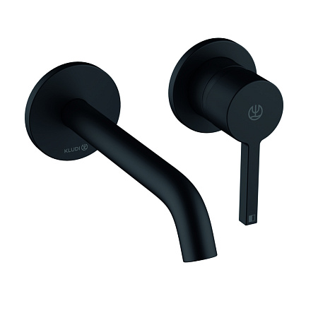 Смеситель Kludi Nova Fonte 202443915 для раковины, черный матовый