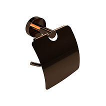 Держатель туалетной бумаги Bemeta Coral 158112012 с крышкой, медное золото глянец