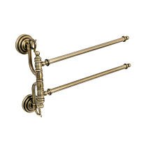 Полотенцедержатель Boheme Medici 10616 двойной, бронза Полотенцедержатель Boheme Medici 10616 двойной, бронза