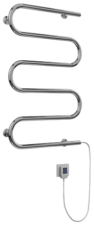 Полотенцесушитель электрический Terminus Ш-образный 500х800 хром