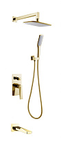 Душевой комплект Boheme Venturo 384-2 для ванны с душем, золото