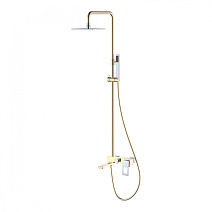 Душевая стойка Boheme Q 148-GCR золото/хром Душевая стойка Boheme Q 148-GCR золото/хром