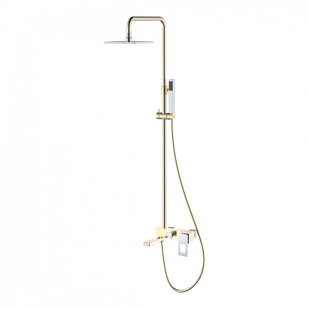 Душевая стойка Boheme Q 148-GCR золото/хром