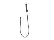 Ручной душ со шлангом и держателем BelBagno Luce LUC-DFS-NERO черный матовый