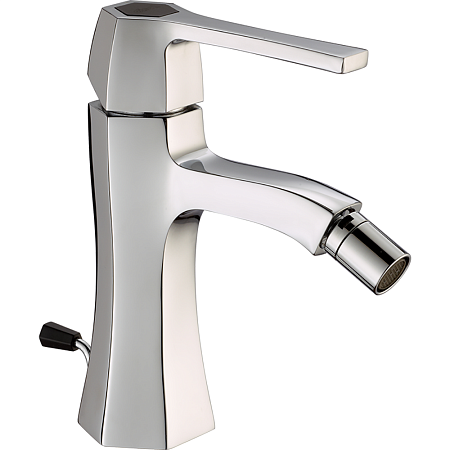 Смеситель Cisal Cherie CH0005546T для биде, хром/черный матовый