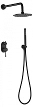 Душевой комплект Boheme Uno 464-B для душа, черный Душевой комплект Boheme Uno 464-B для душа, черный