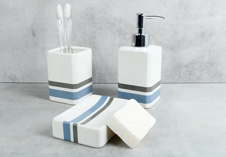 Стакан Fixsen Dony FX-232-3 серый | белый