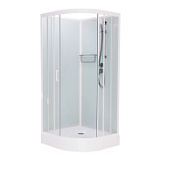 Душевая кабина Frank F420 White 120*120 без крыши, белый