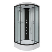 Душевая кабина Niagara Classic NG-6702-14G 100x100x215 стекло прозрачное/профиль черный