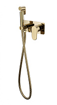 Гигиенический душ со смесителем Boheme Spectre 457-G для биде, золото Гигиенический душ со смесителем Boheme Spectre 457-G для биде, золото