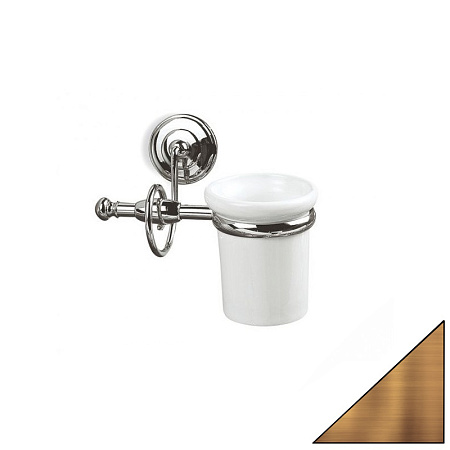 Стакан Stil Haus Idra I10(25-BI) бронза/белый