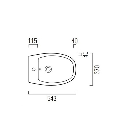 Биде подвесное GSI Modo 8465111 белый глянцевый