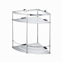 Полка WasserKRAFT K-522 угловая, хром