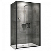 Душевой уголок ABBER Sonnenstrand AG04100BC-S70B прозрачное/черный