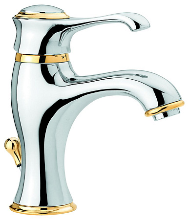 Смеситель Emmevi Tiffany 6003CO для раковины, хром/золото
