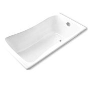 Чугунная ванна Jacob Delafon Bliss E6D902-0 170х75 без отверстий для ручек