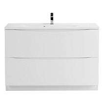 Тумба с раковиной BelBagno Marino MARINO-1200-2C-PIA-BL-P 120 bianco lucido