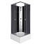 Душевая кабина Niagara Eco E90/26Q/TN/BK 90x90x195 L/R стекло тонированное/профиль серебро