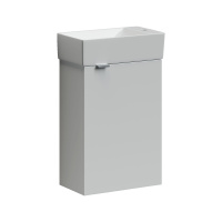 Тумба с раковиной Sancos Mini MN35WR белый глянцевый