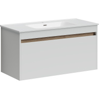 Тумба с раковиной Sancos Smart 100 SM100W белый