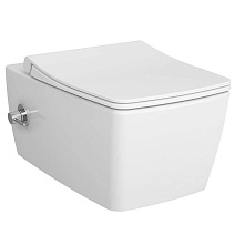 Унитаз подвесной VitrA Metropole 7672B003-1684 безободковый, с функцией биде, белый