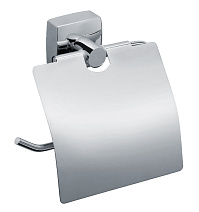 Бумагодержатель с крышкой Fixsen Kvadro FX-61310 хром