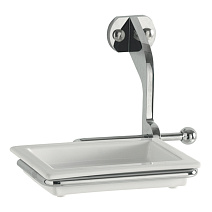 Мыльница Kerasan Retro 740990 белый/хром