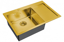 Мойка кухонная Zorg Hummer SH 7851-L BRONZE бронза