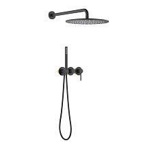 Душевой комплект Timo Saona SX-2349/03SM черный матовый Душевой комплект Timo Saona SX-2349/03SM черный матовый