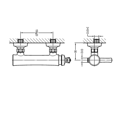 Смеситель Cezares Liberty LIBERTY-D-01 для душа