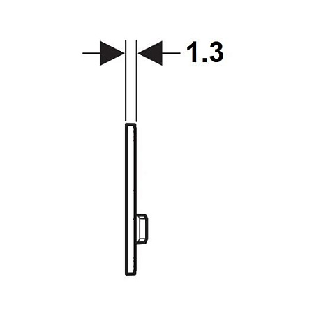 Кнопка смыва Geberit Sigma 50 115.671.DW.2 черная