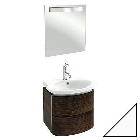 Мебель для ванной Jacob Delafon Presquile 60 см, 2 ящик, белый