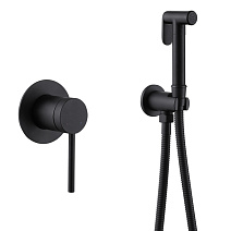 Гигиенический душ со смесителем ABBER Emotion AF8825B черный матовый Гигиенический душ со смесителем ABBER Emotion AF8825B черный матовый