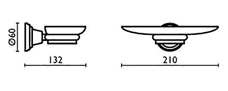 Мыльница Bagno & Associati Canova CA13392 BR