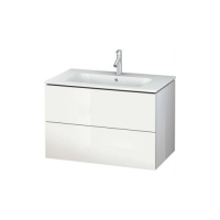 Тумба с раковиной Duravit L-Cube LC62412222 82 два ящика, белая