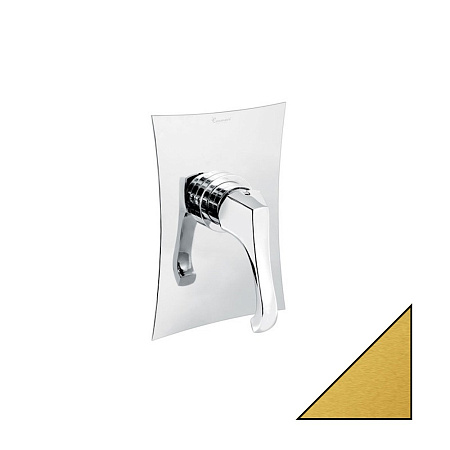 Смеситель Emmevi Ares 76009/ORS для душа, зачищенное золото