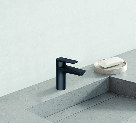 Смеситель Kludi Pure&Style 402923975 для раковины, черный матовый