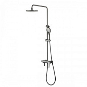 Смеситель Lemark Bronx LM3762GM для ванны с душем, графит