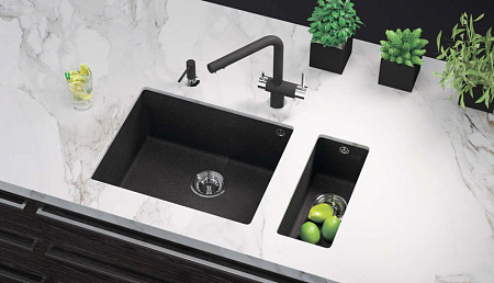 Кухонная мойка Omoikiri Bosen 20-U-BL 20х44 черный