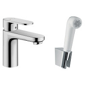 Смеситель с гигиеническим душем Hansgrohe Vernis Blend 71215000 для раковины, хром
