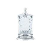 Стакан Boheme Brillante 10444 для ватных дисков, хром