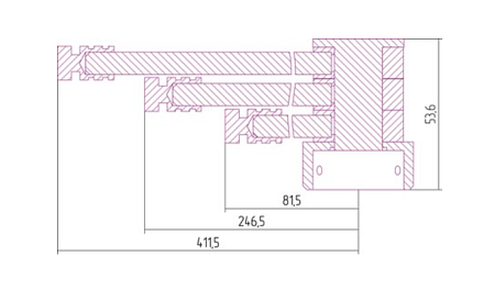 Вешалка Сунержа Веер-ДВ 00-2000-0405 для водяных, без покрытия