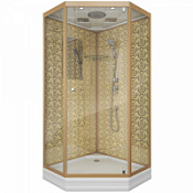 Душевая кабина Niagara Lux 7701DG 90х90 см, золото Душевая кабина Niagara Lux 7701DG 90х90 см, золото